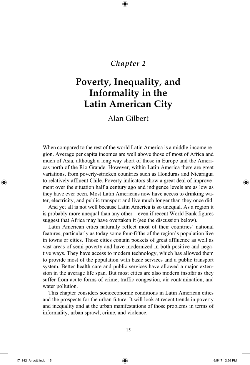 Book Review: Cities in Latin America: More Inequality - Tom Angotti, 2006