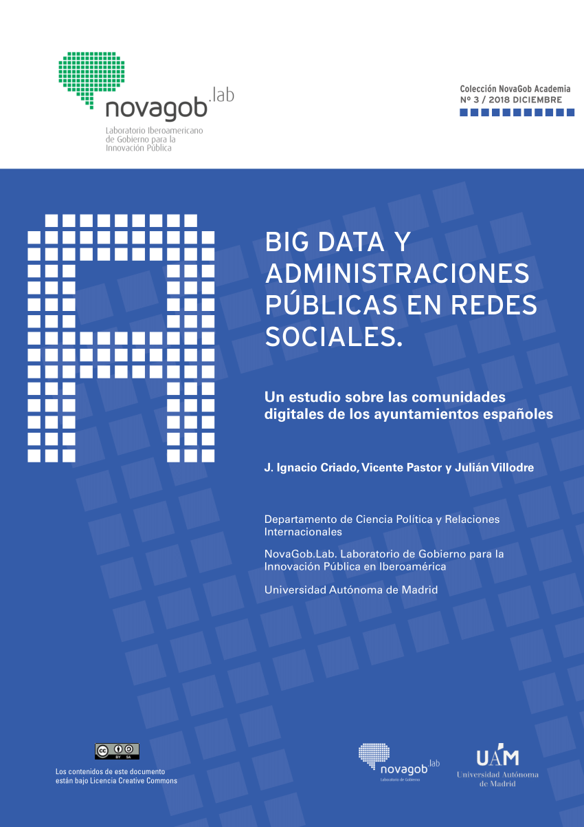 (PDF) Big Data y Administraciones Públicas en Redes ...