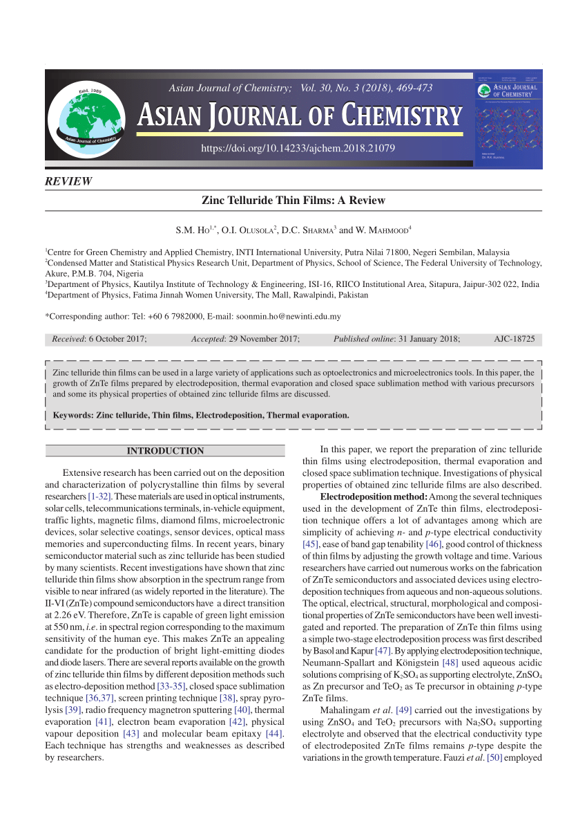 (PDF) ASIAN JOURNAL OF CHEMISTRY