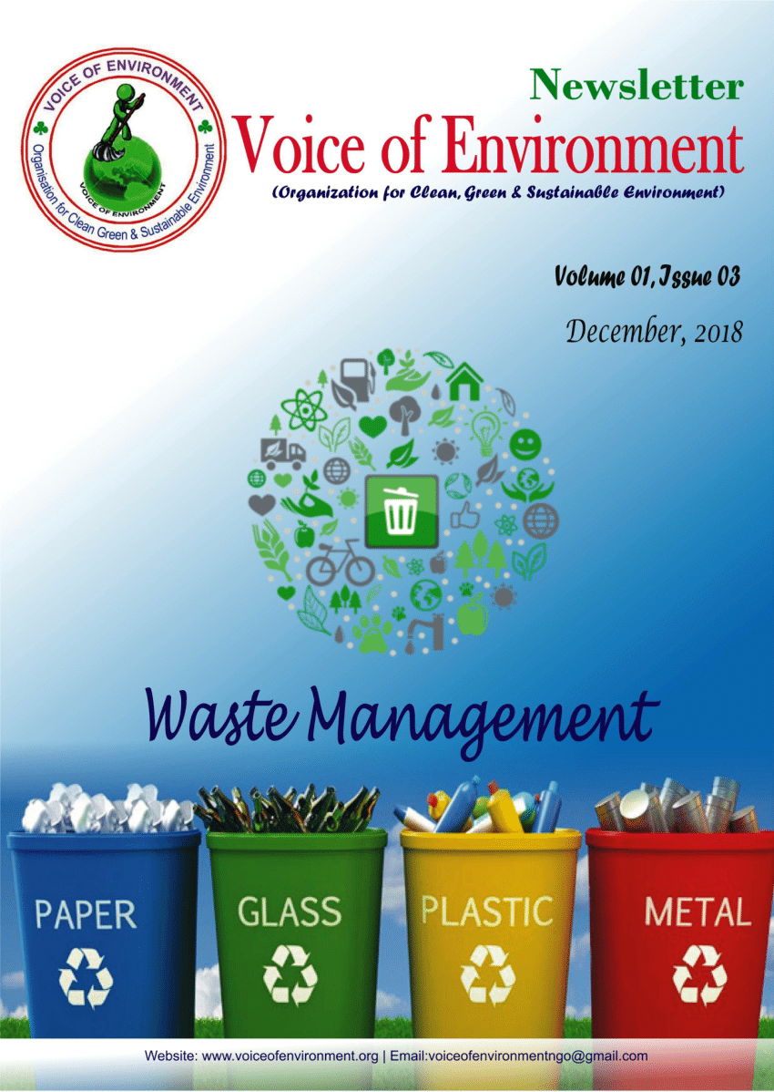 PDF) Voice of Environment Newsletter Volume-01, Issue-03, 2018