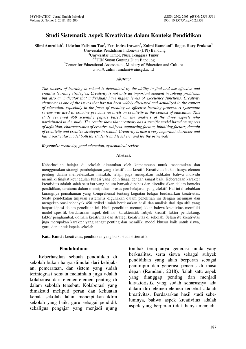 Barriers And Inhibitors Of Creativity In Physical Education Download Table