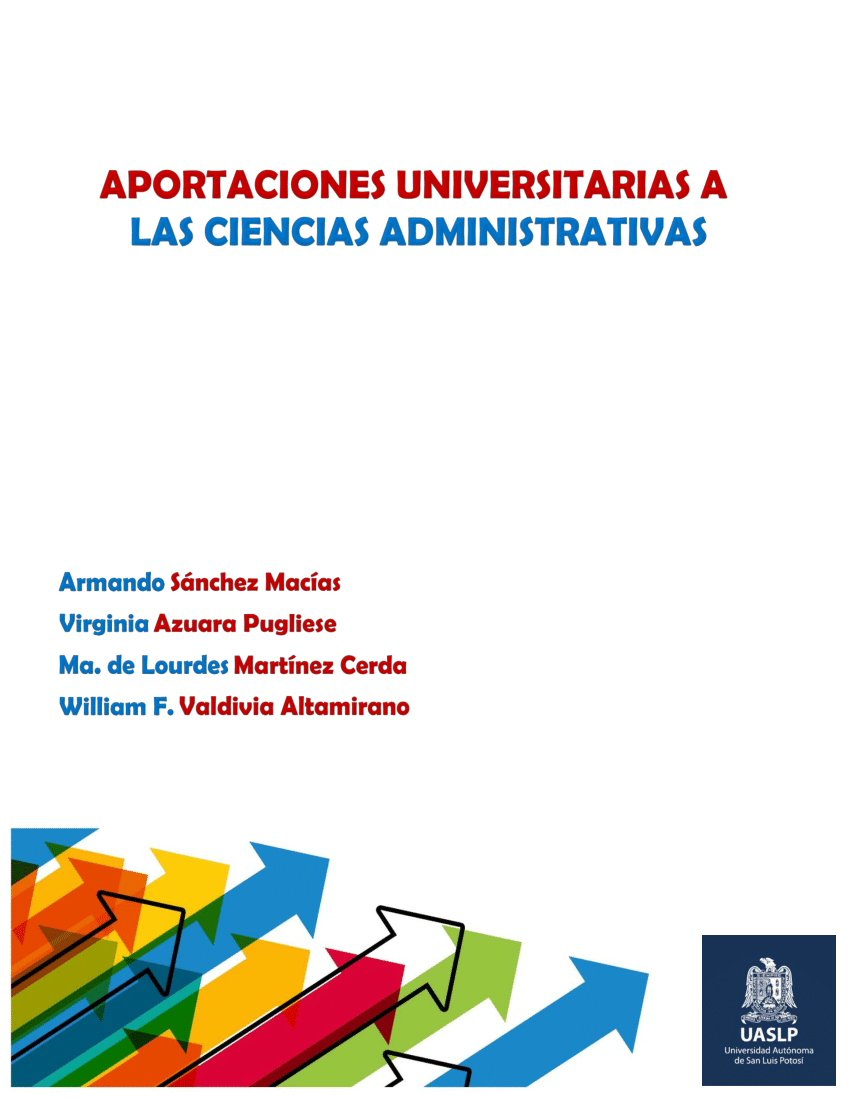 Pdf Libro Aportaciones Universitarias A Las Ciencias Administrativas 1377