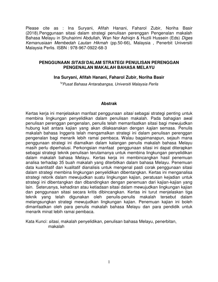contoh research proposal bahasa melayu