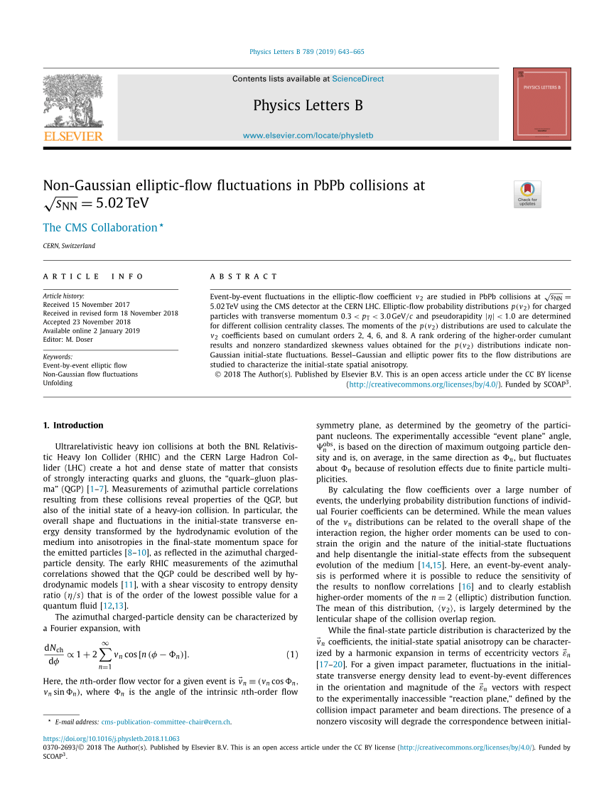 Pdf Non Gaussian Elliptic Flow Fluctuations In Pbpb Collisions At S Nn 5 02 Tev - dj tower 1st song roblox tower battles by charaf tajou on