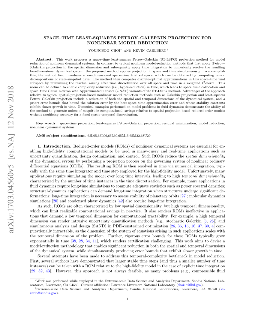 Numerical Analysis of Galerkin ROMs seminar series — NA G-ROMs