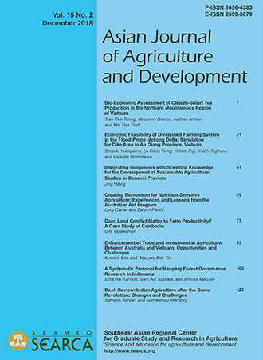 (PDF) Does Land Conflict Matter to Farm Productivity? A Case Study of Cambodia