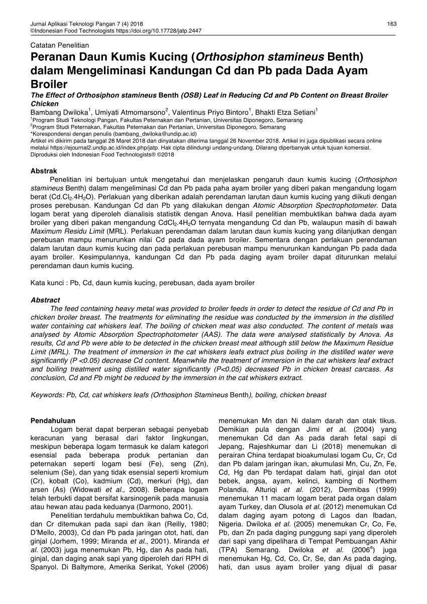 Cadmium levels in liver, kidney and meat (mg/kg wet weight) in 