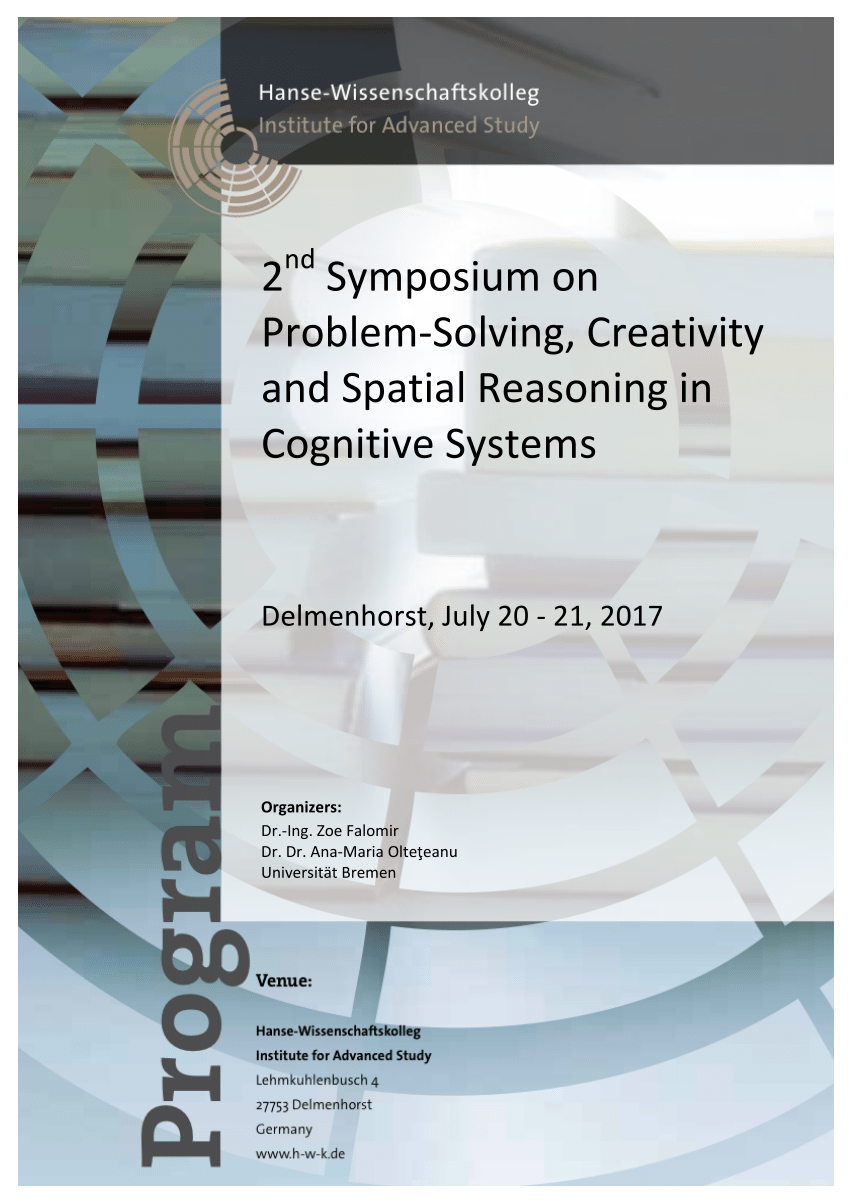 PDF) Proceedings of the 2nd Symposium on Problem-solving ...