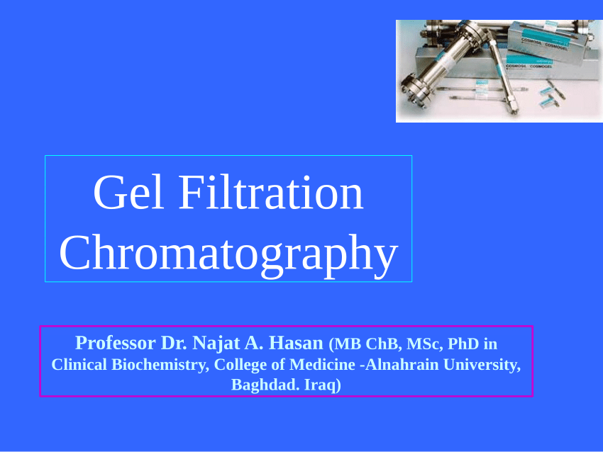 research article on gel filtration chromatography