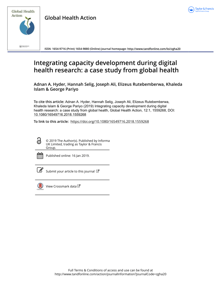 digital health research case study