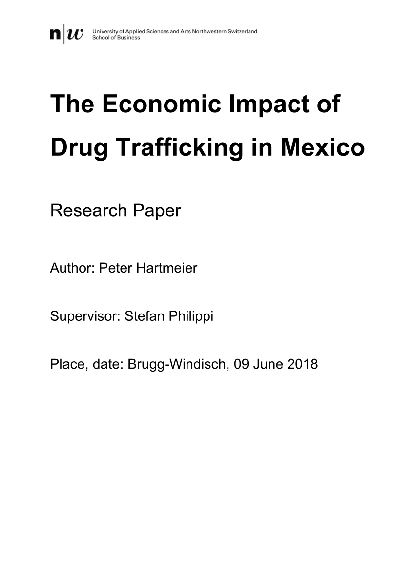 thesis on drug trafficking
