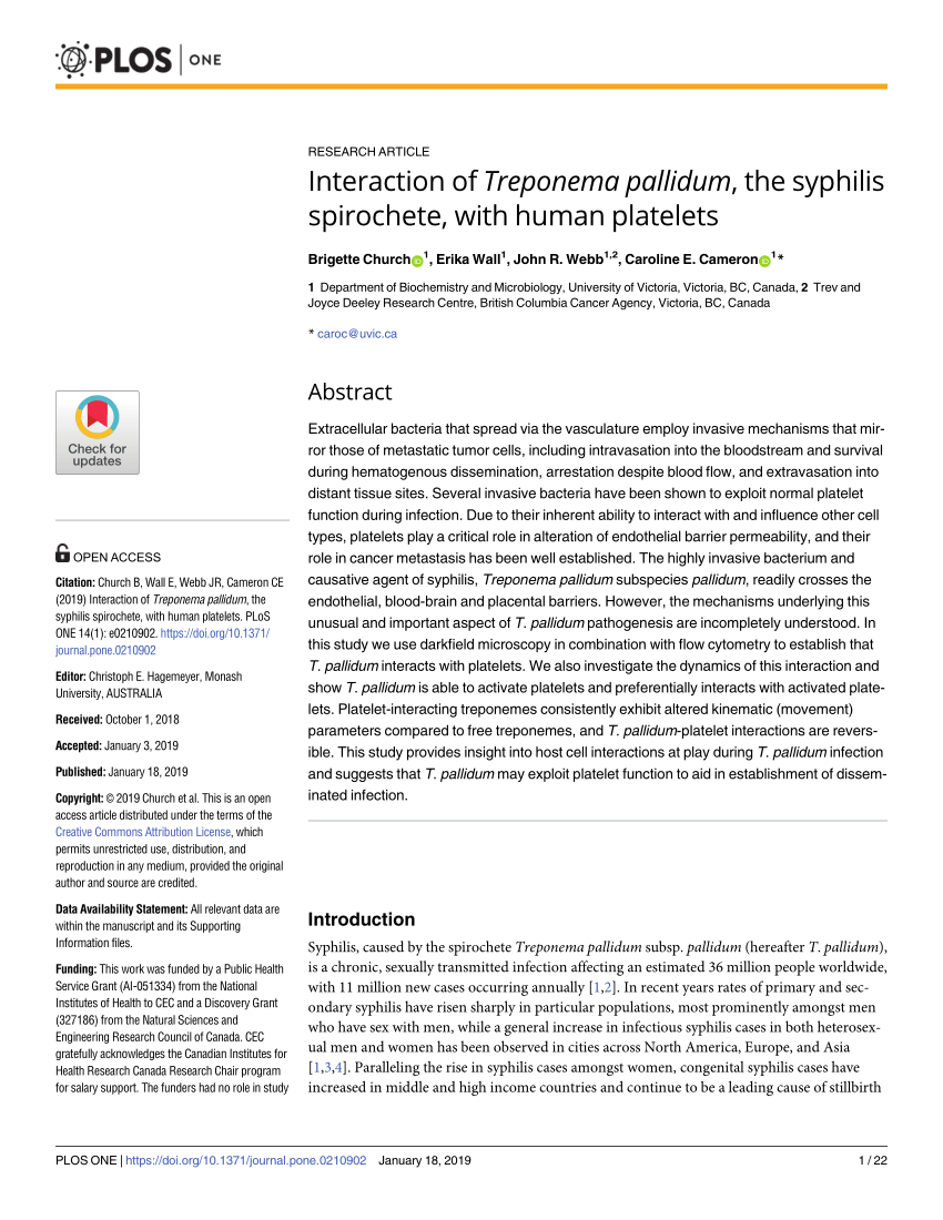 Frontiers  Identification and Functional Assessment of the First Placental  Adhesin of Treponema pallidum That May Play Critical Role in Congenital  Syphilis