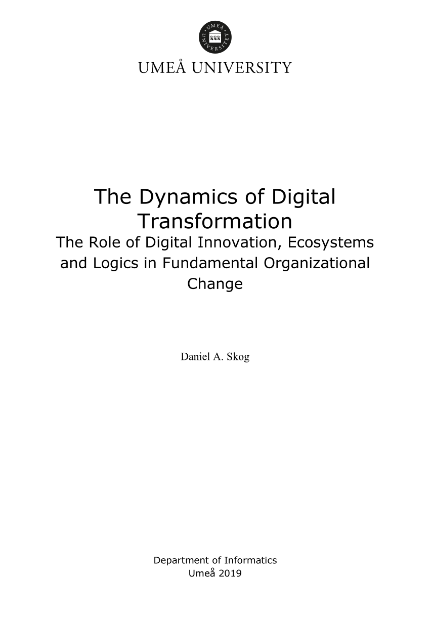 phd thesis digital transformation