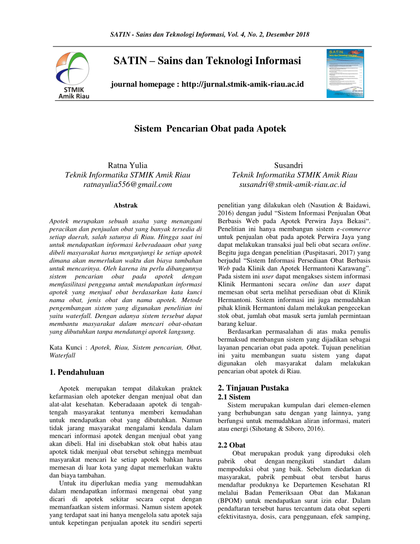 sistem informasi penjualan obat