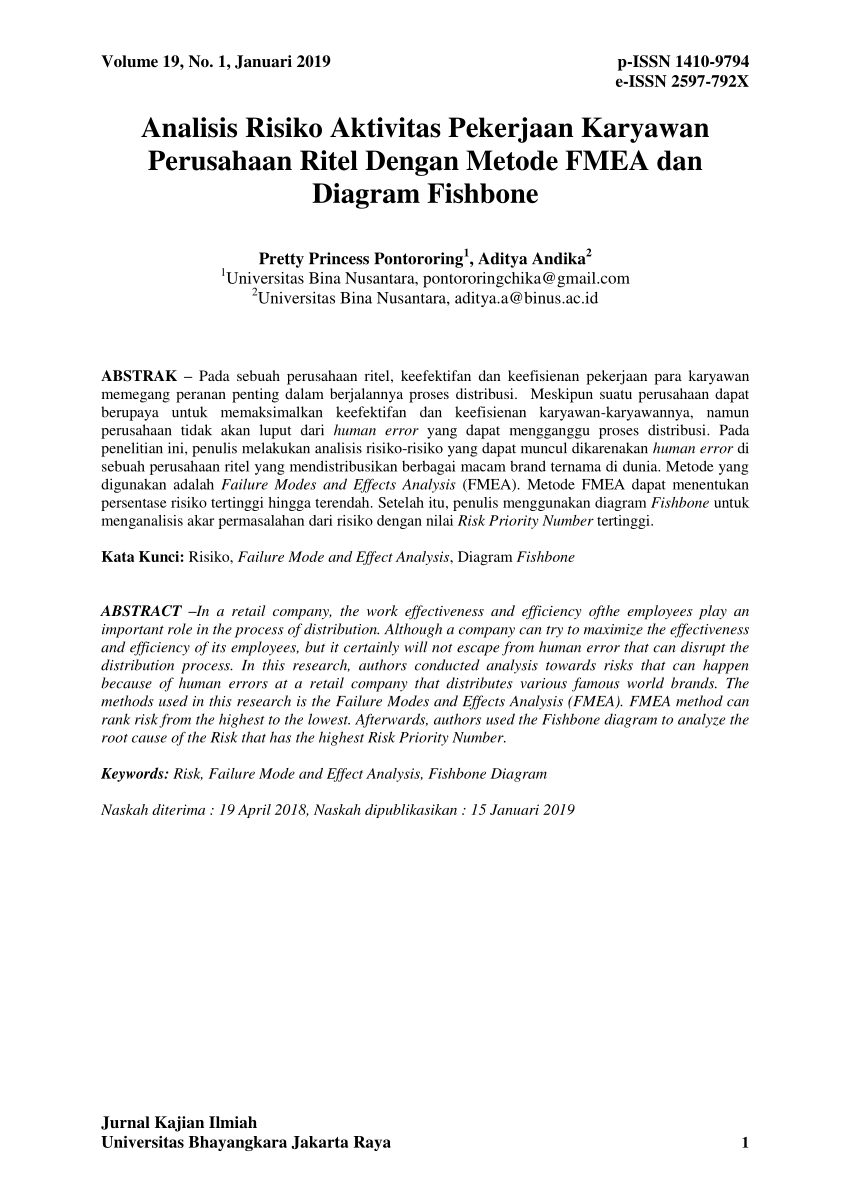 Diagnostic Error Fishbone Framework In Use At Maine Medical