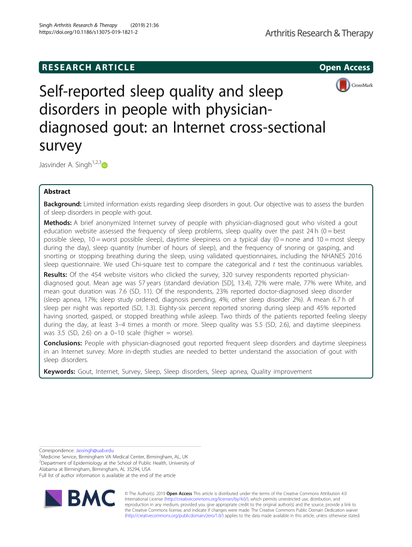 research findings on sleep