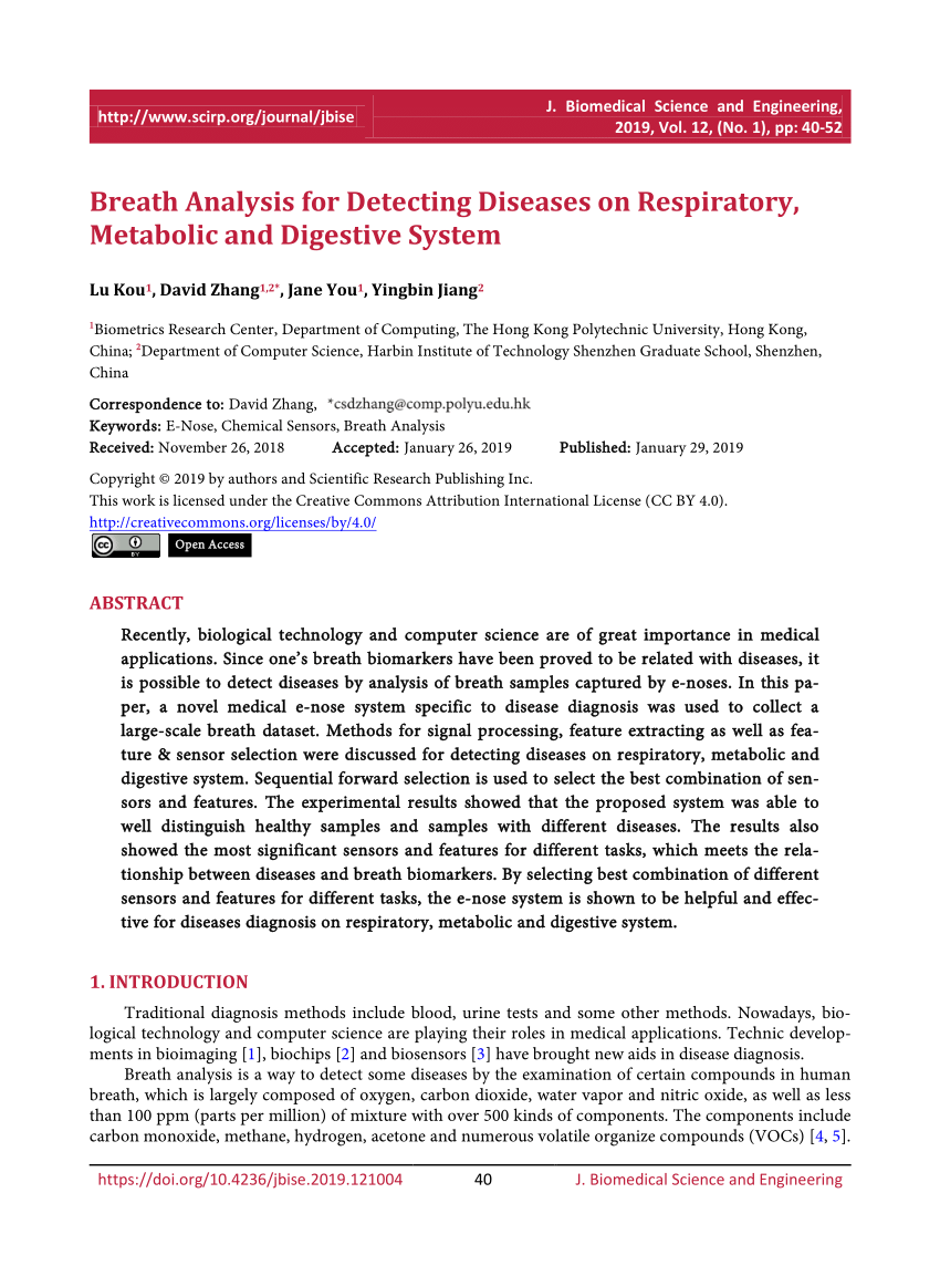 breath analysis research paper