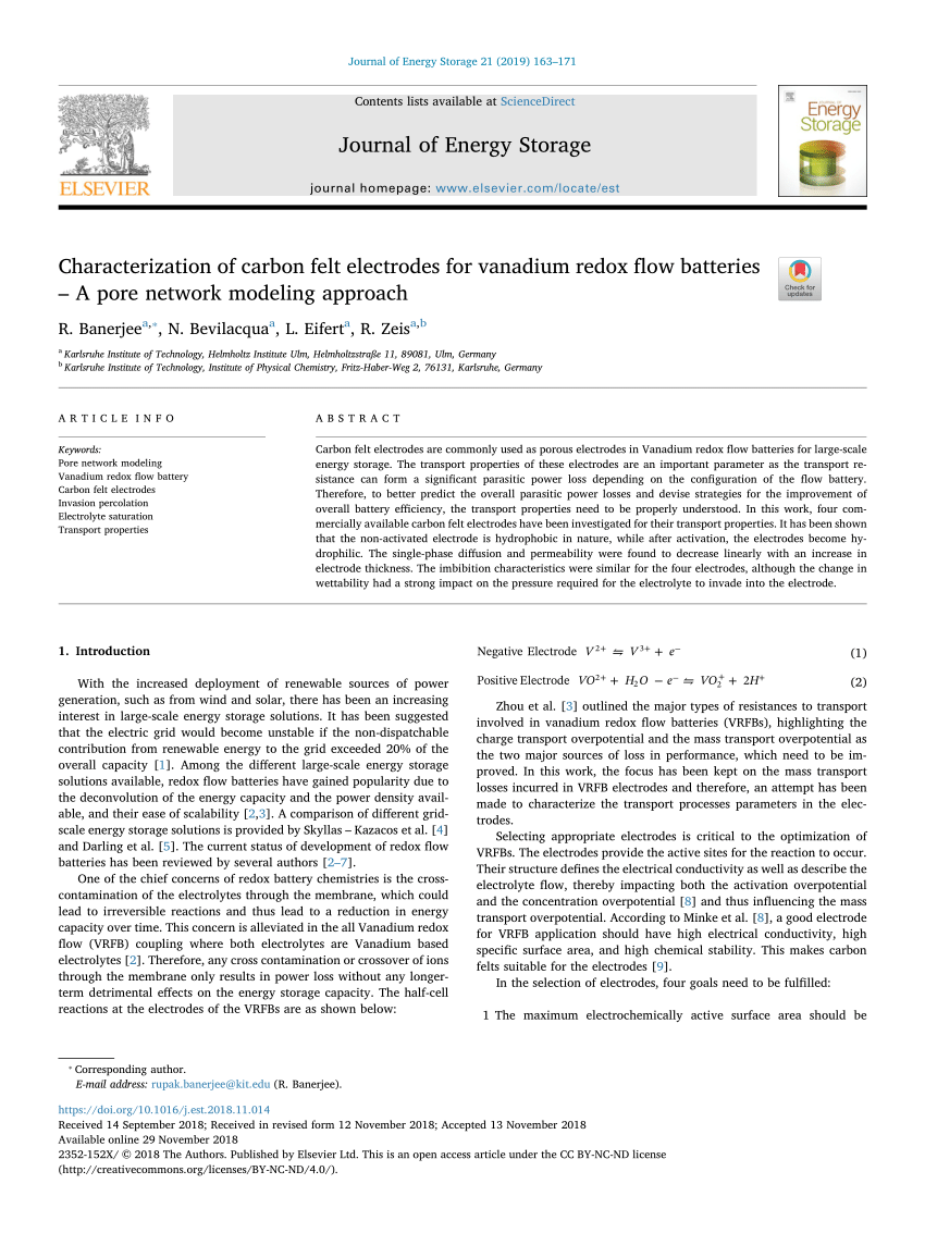 Understanding the Impact of Compression on the Active Area of Carbon Felt  Electrodes for Redox Flow Batteries