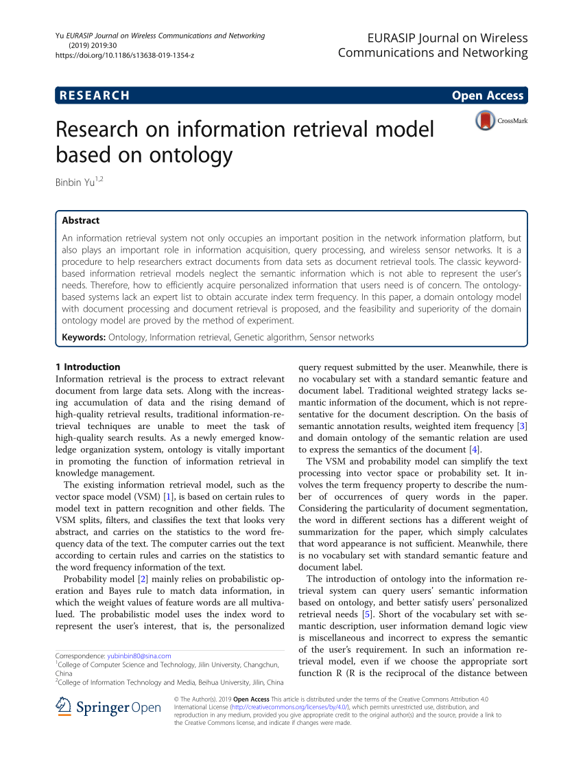 research paper on information retrieval