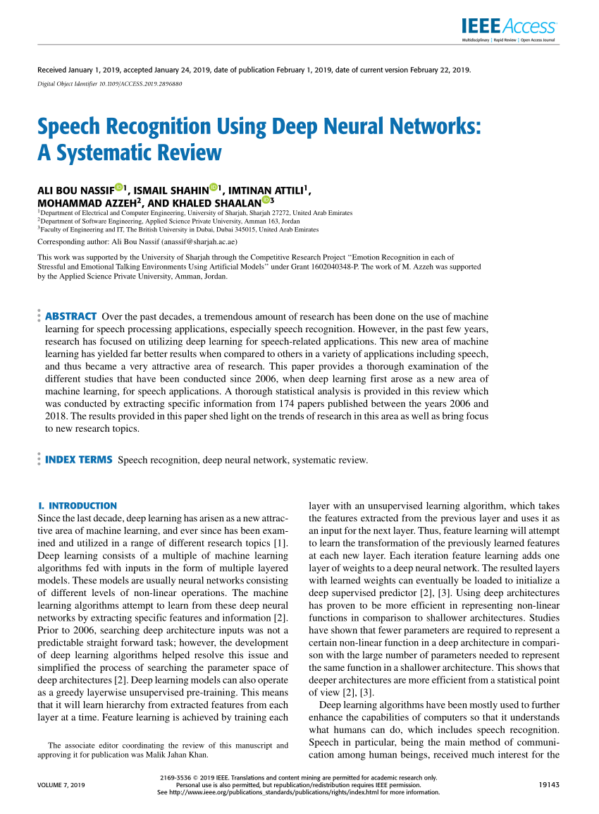 research papers on voice recognition