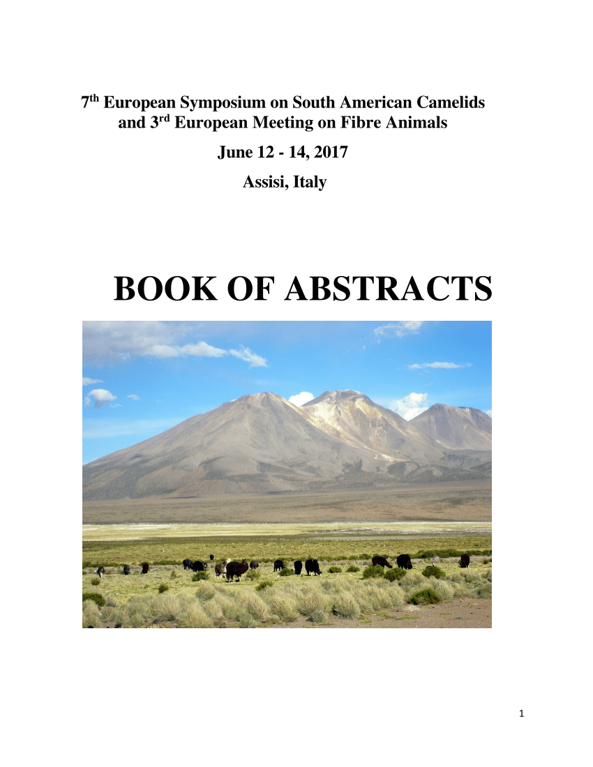 PDF) BOOK OF ABSTRACTS