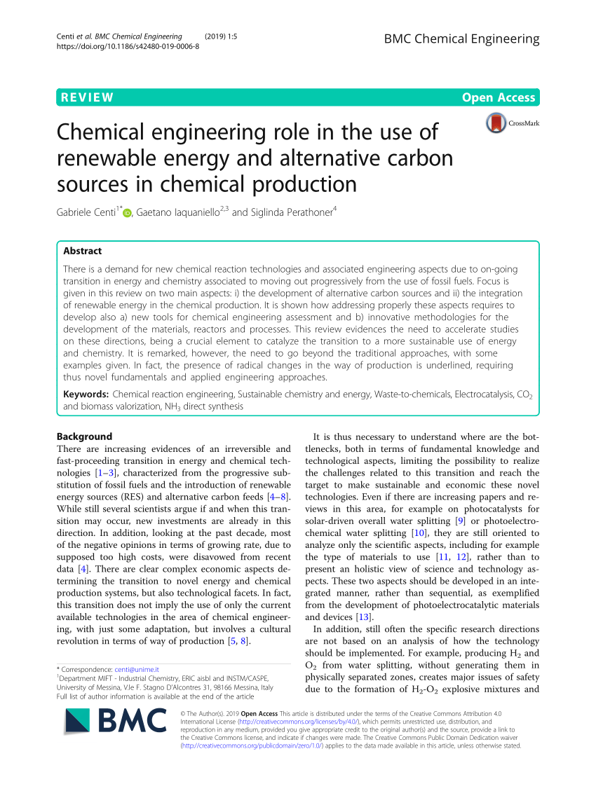 chemical engineering research papers free download