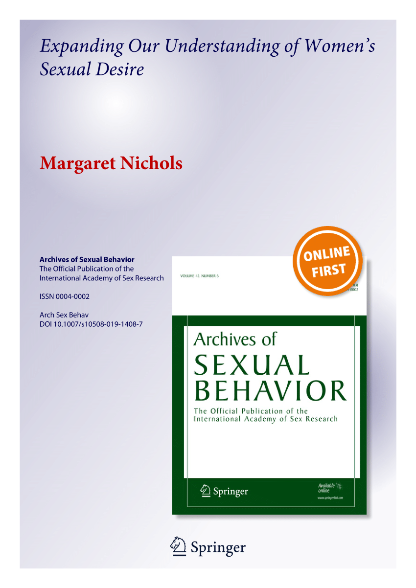 PDF Expanding Our Understanding of Women s Sexual Desire