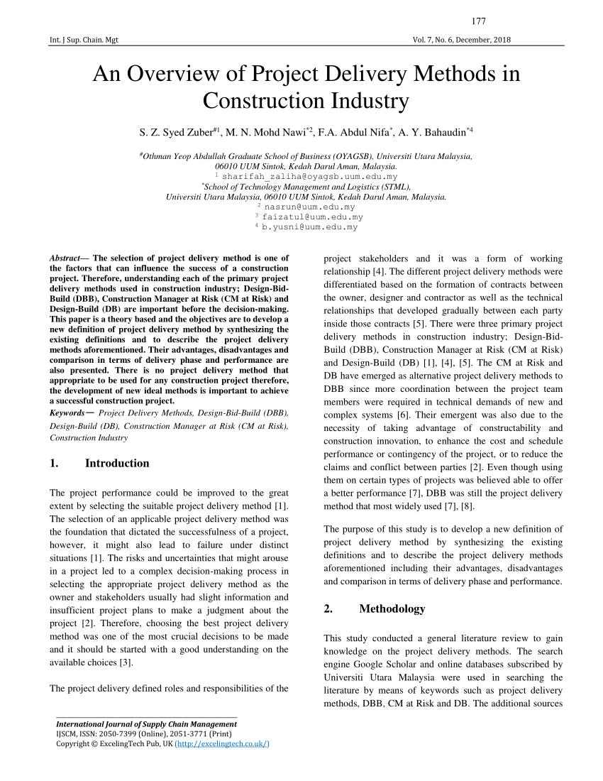 research topics in construction industry