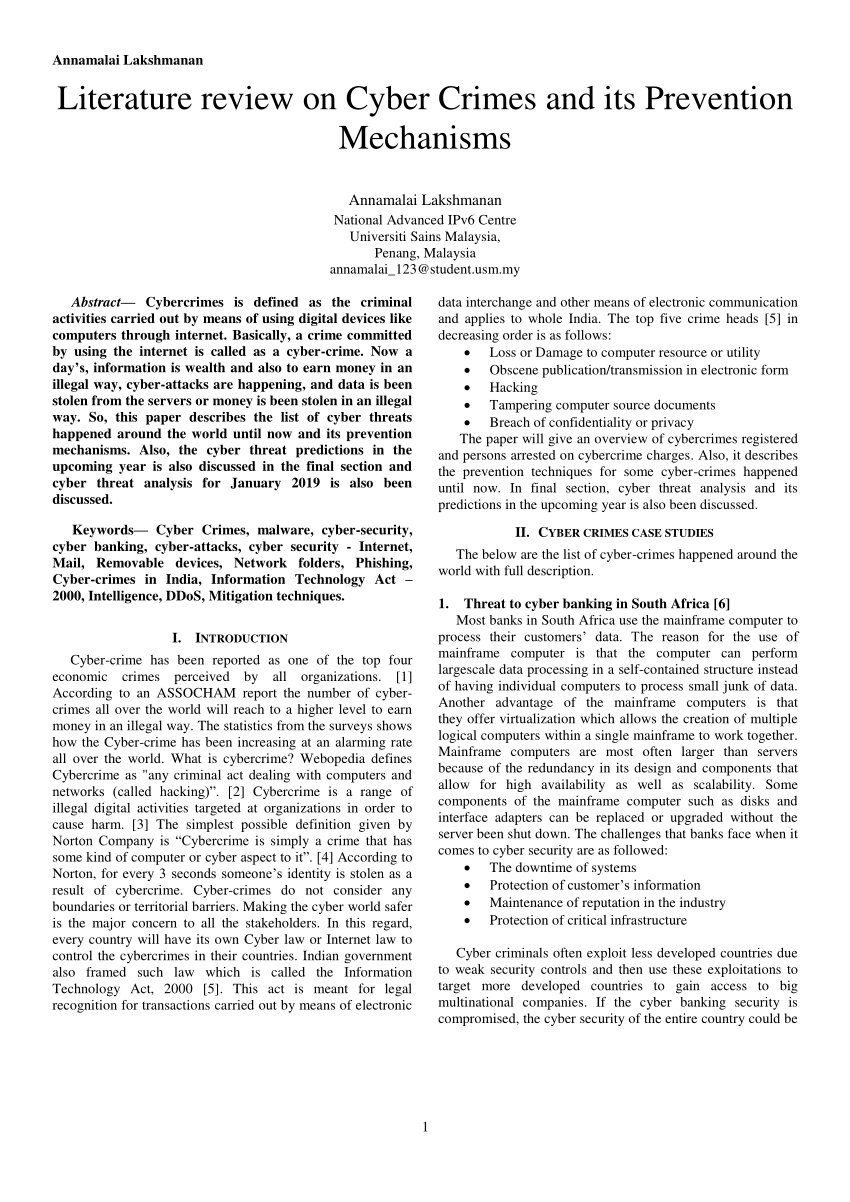cyber crime research paper pdf