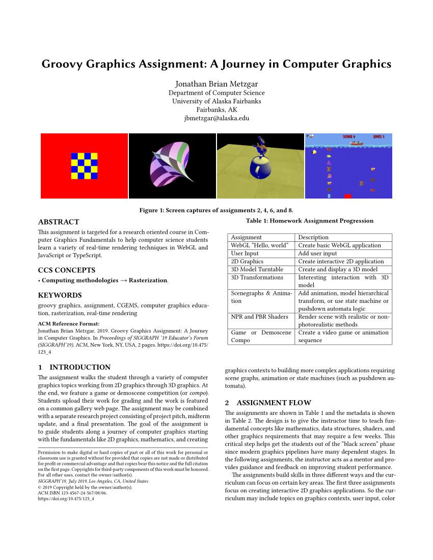 computer graphics assignment pdf