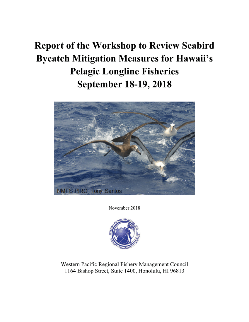 Seabird Bycatch – Longlines – Washington Sea Grant