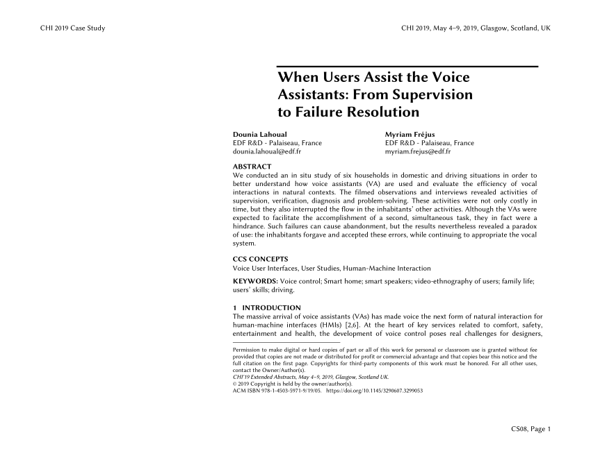 PDF) When Users Assist the Voice Assistants: From Supervision to ...