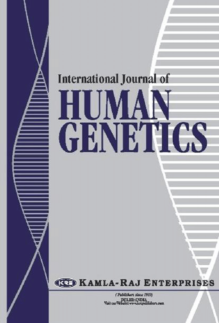 Journal of Human Genetics. «Journal of Genetics».. American Journal of Human Genetics. International Journal of Humanities and natural Sciences, Vol.1-2 (40), 2020. Human journals
