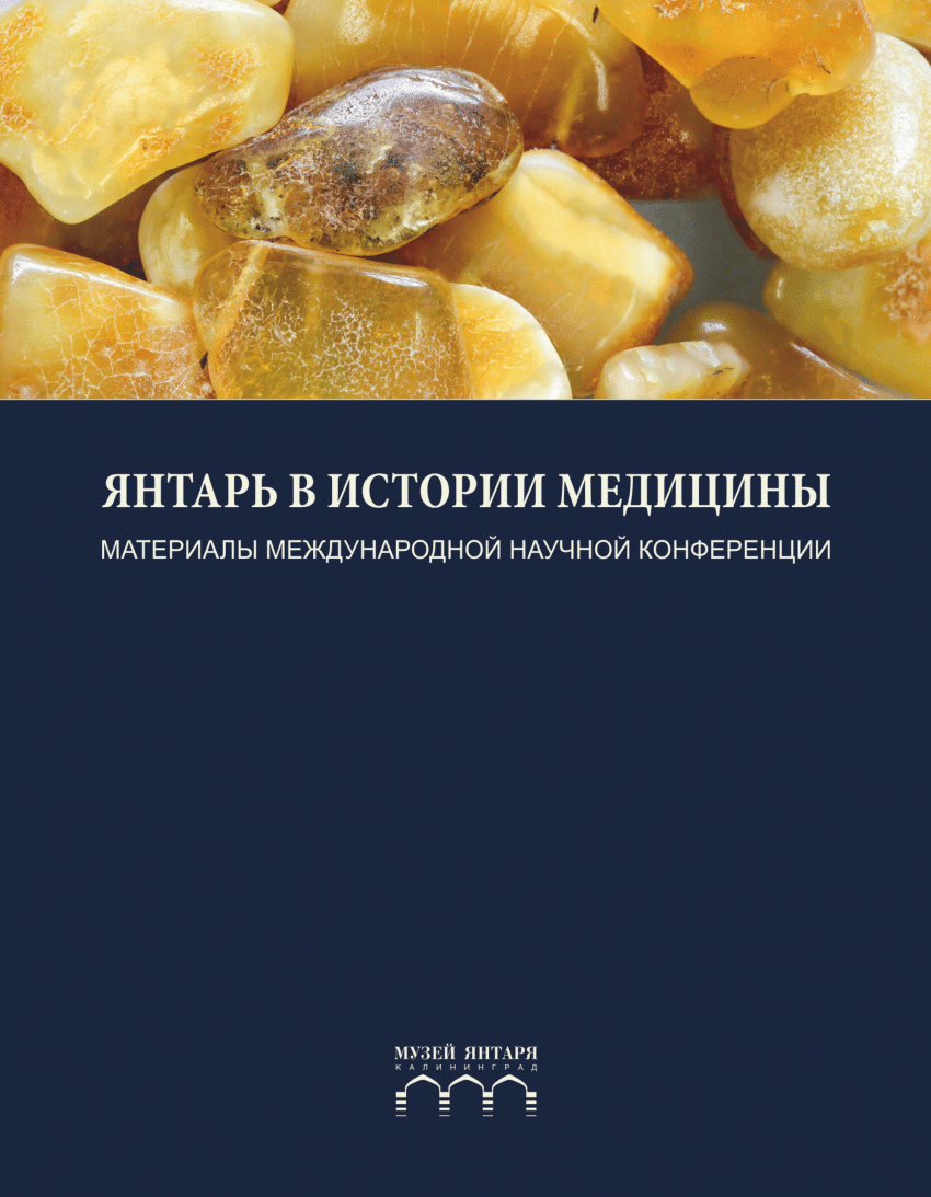 PDF) Натурфилософское обоснование лечебных свойств янтаря: история проблемы