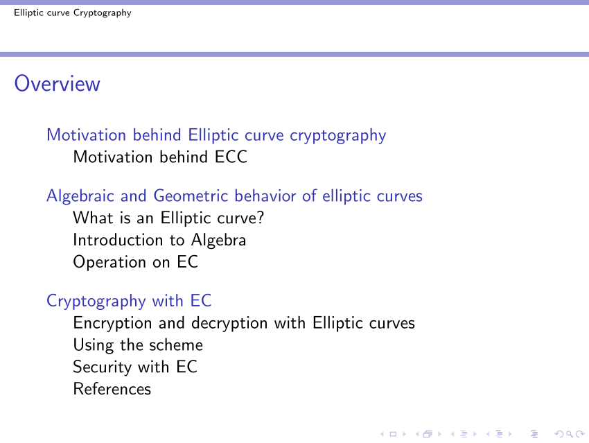 elliptic curve cryptography master thesis