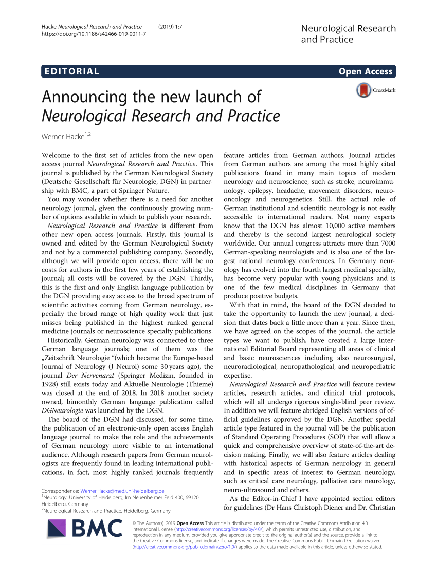 neurology research paper topics