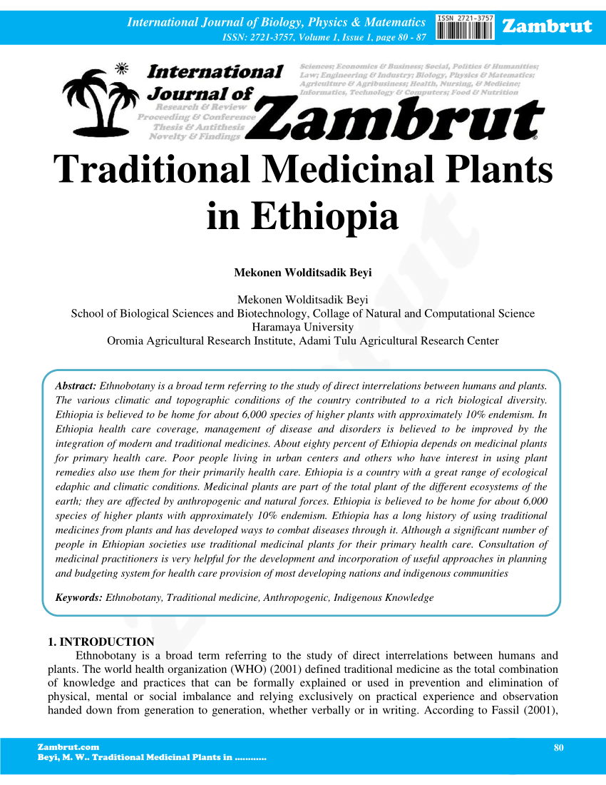 free article review example in ethiopia pdf