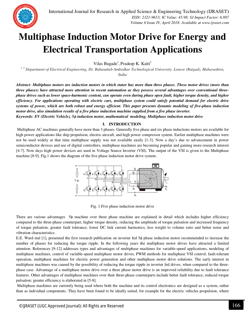 (PDF) Multiphase Induction Motor Drive for Energy and Electrical