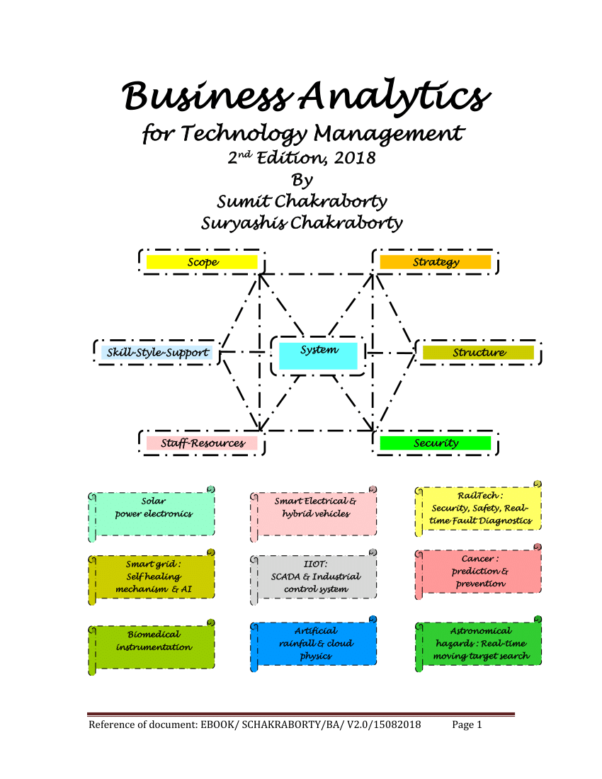 (PDF) Business Analytics for Technology Management