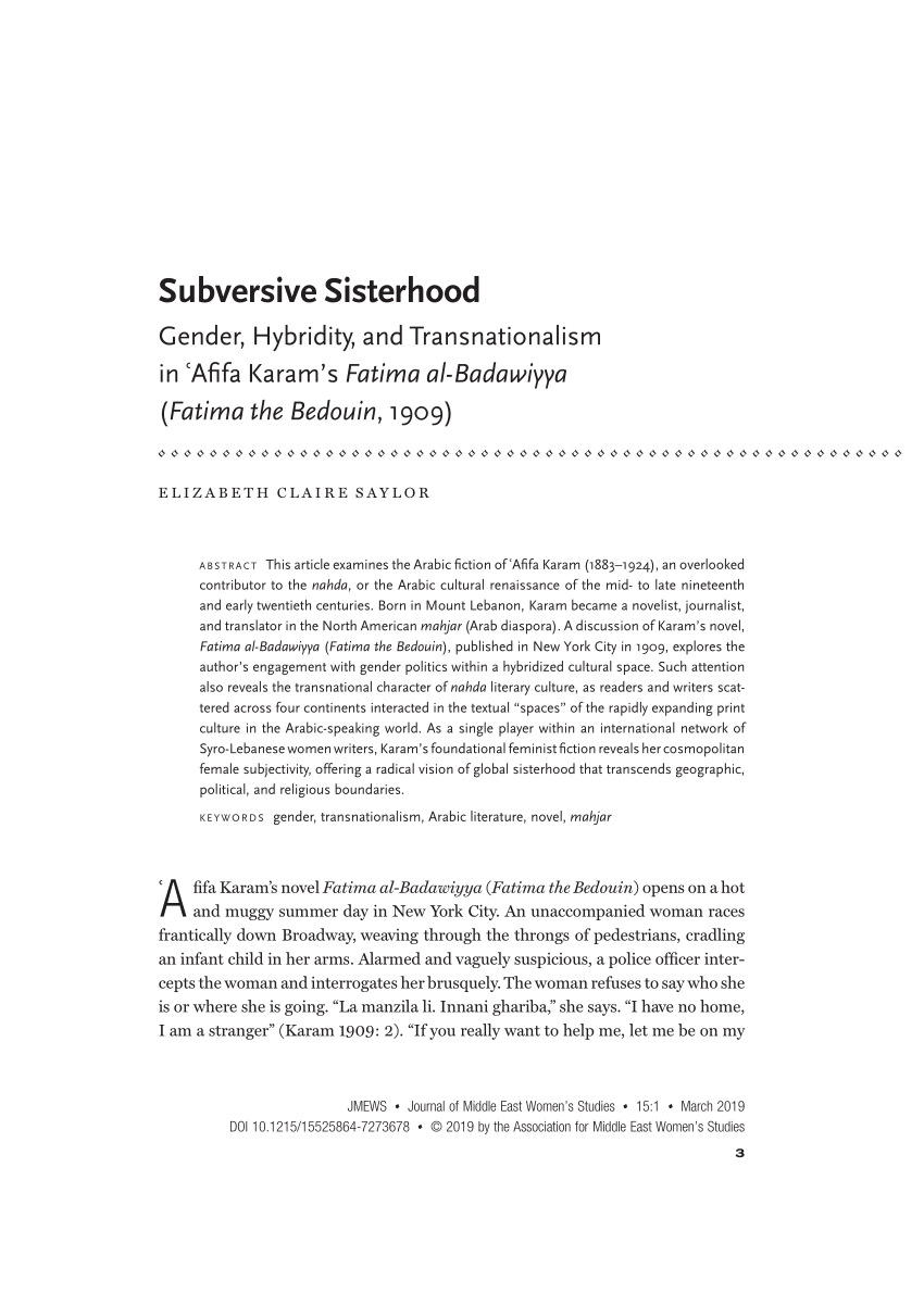 PDF) Subversive Sisterhood pic