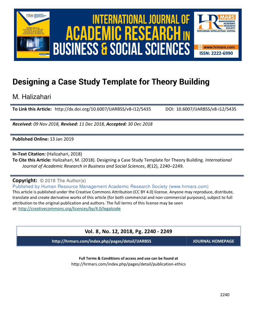 theory building case study