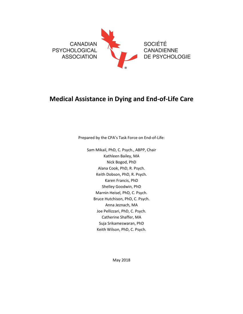 thesis on medical assistance in dying