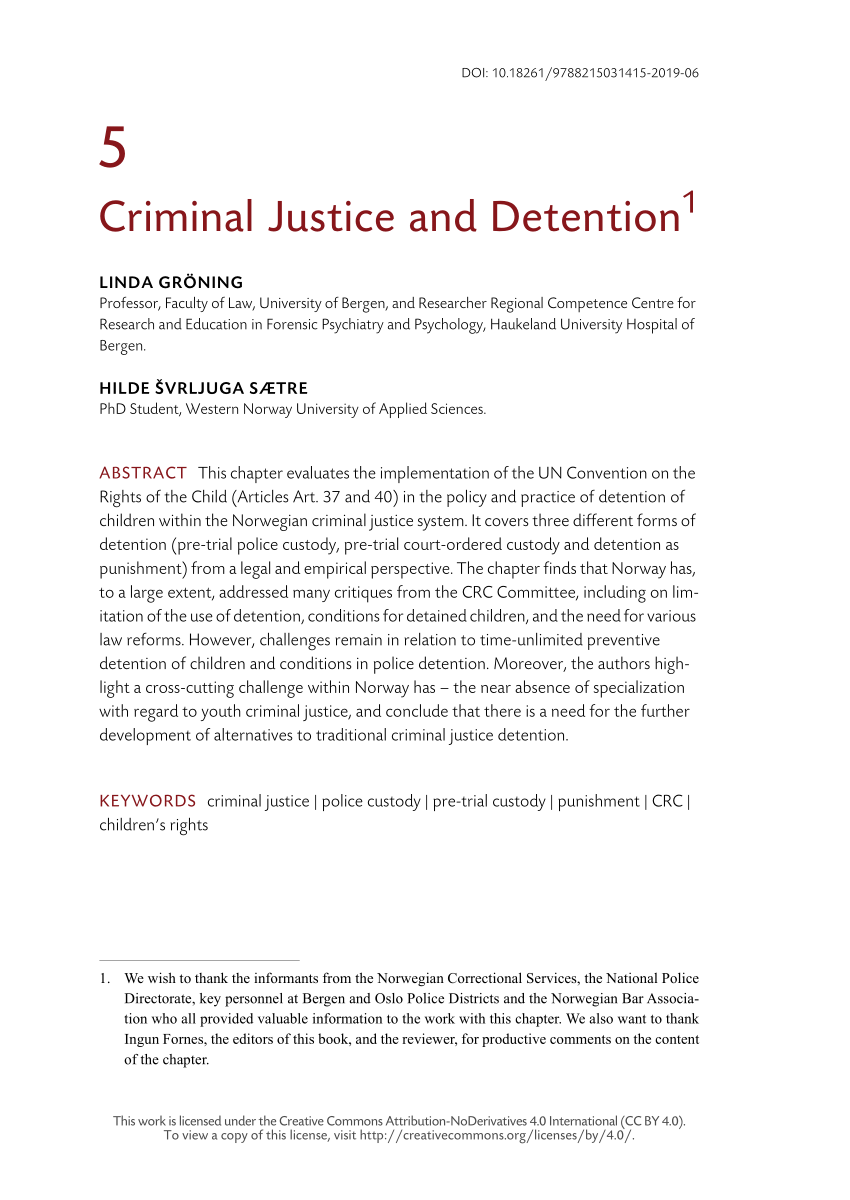 research papers about criminal justice system