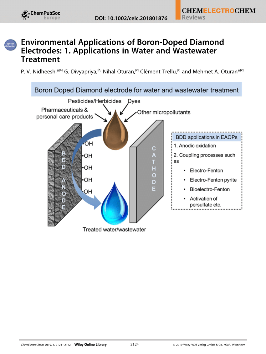PDF) Boron Doped Diamond Electrodes in Flow-Based Systems
