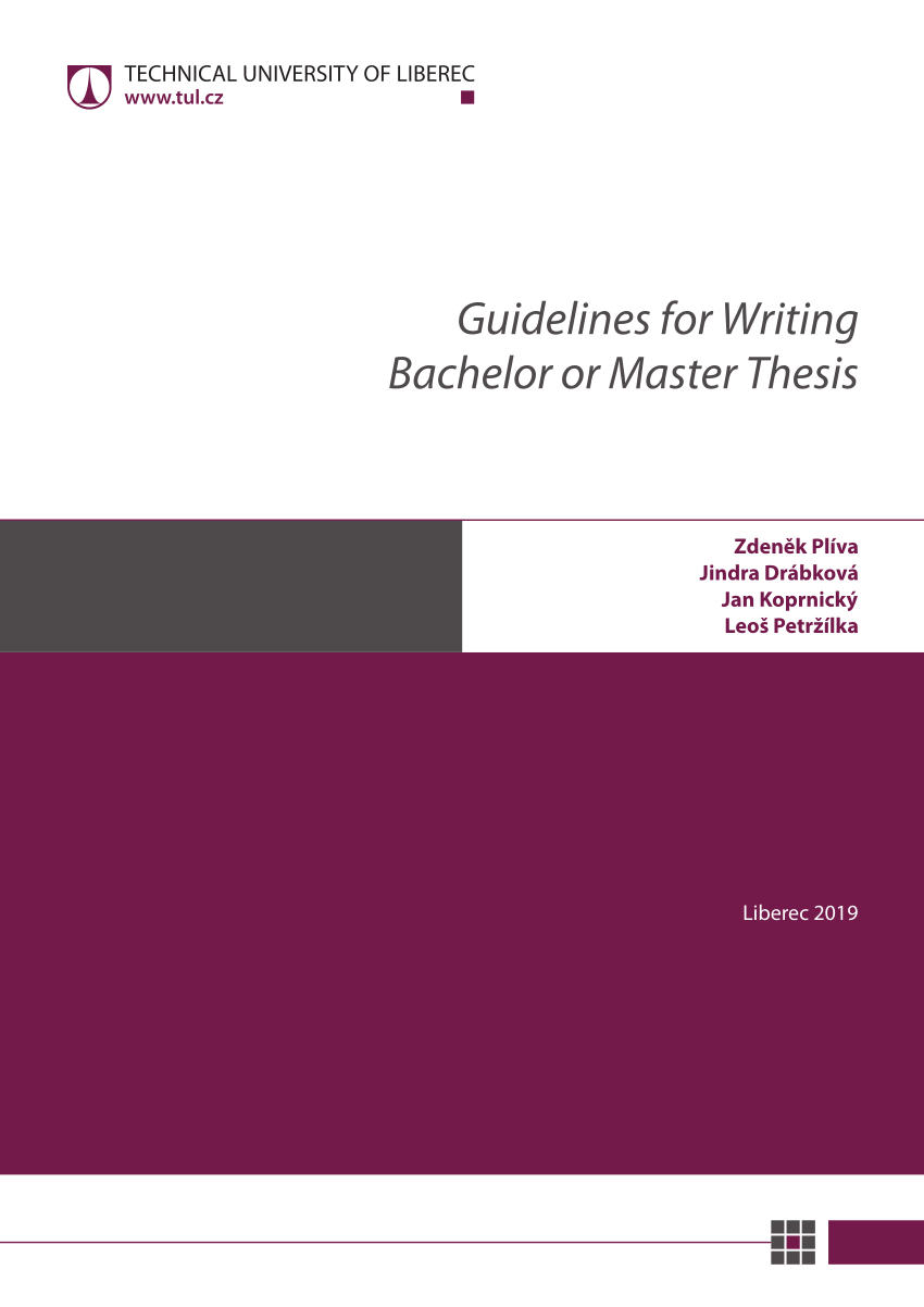 thesis guidelines lau