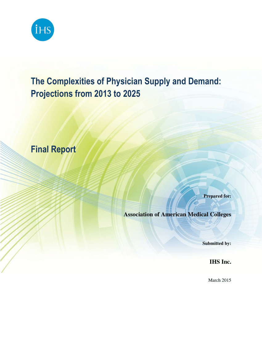 (PDF) The Complexities of Physician Supply and Demand Projections from