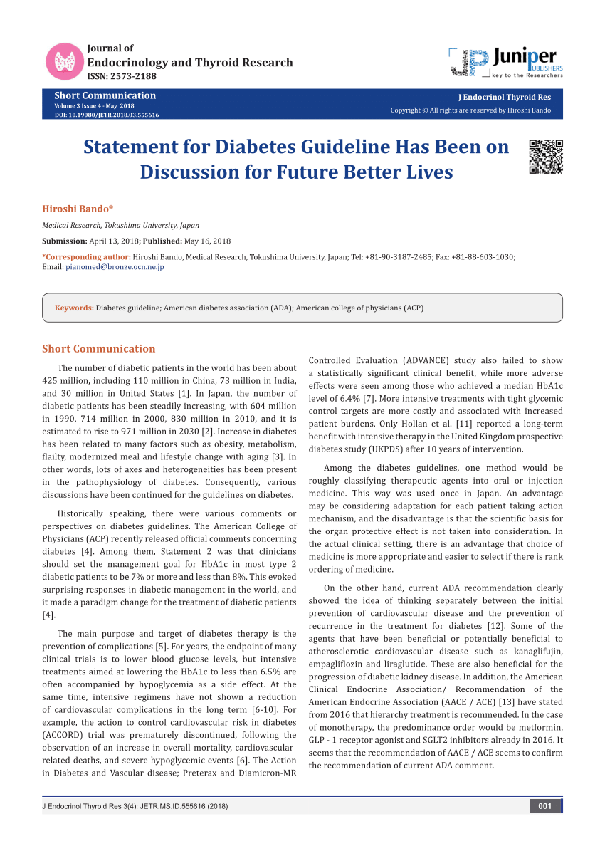 clinical diabetes journal author instructions