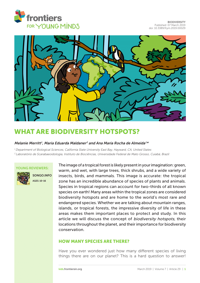 essay about biodiversity hotspots