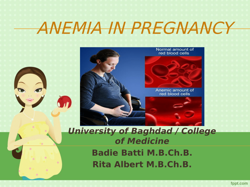 Pdf Anemia In Pregnancy Types Of Anemia Encountered And Management 8551