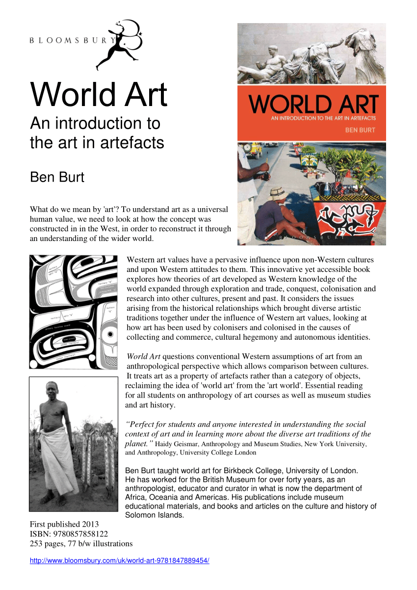 (PDF) World Art An introduction to the art in artefacts (notice)
